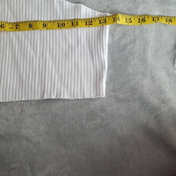 Cotton Citizen Crop Summer Top Sleeveless One Shoulder White Small Spandex - Picture 7 of 11